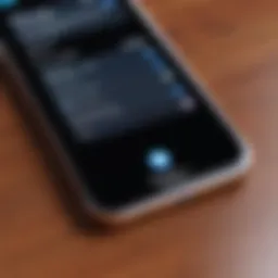 Illustration of iPhone message recovery options