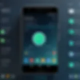 Variety of Android widgets showcasing different functionalities