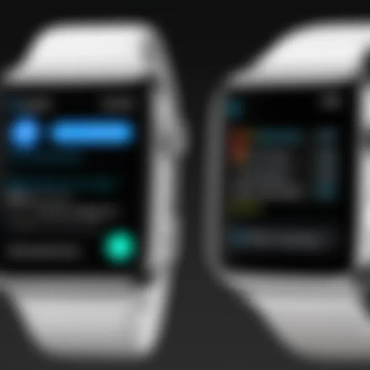 Comparison of Apple Watch models side by side highlighting features