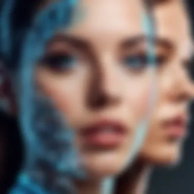 Innovative Music Video with Merged Faces A captivating music video featuring integrated facial imagery