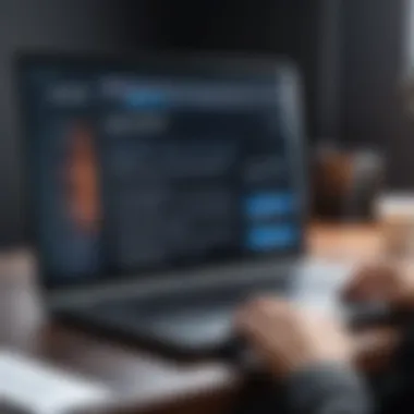 Legal Music Download Websites An engaging visual depicting a user exploring a legal music download website.