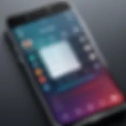 User interface of a phone call recording app showcasing features