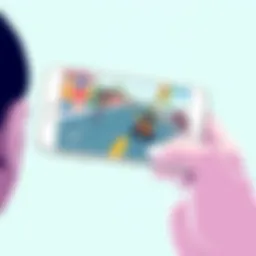 Dynamic gameplay on iPhone with two players engaged