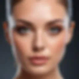 Advanced software interface for facial editing