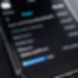 A close-up view of iPhone settings screen highlighting the name field.