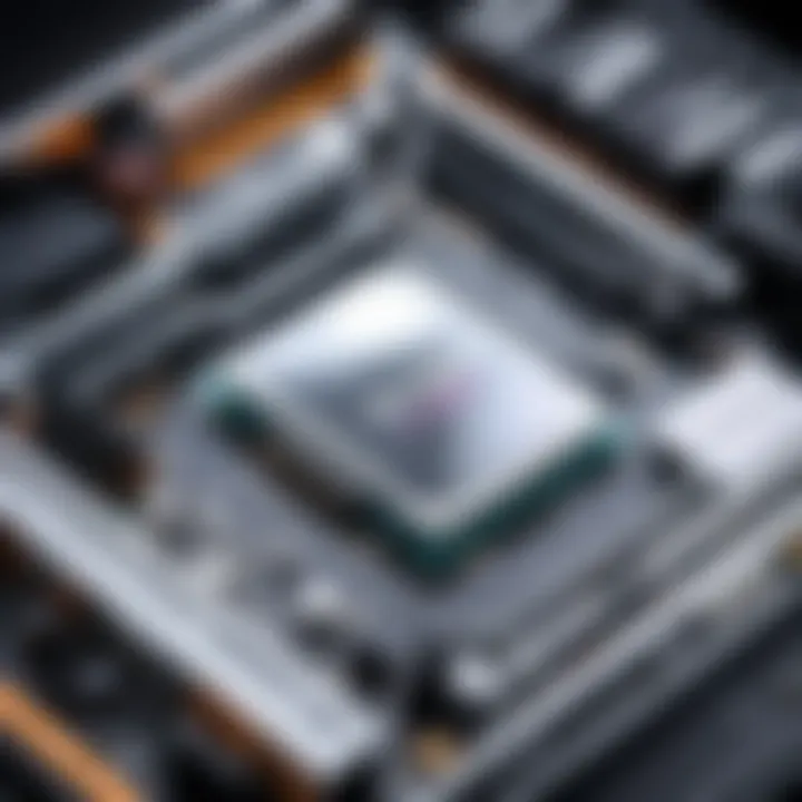 Installation process of a motherboard in a PC case