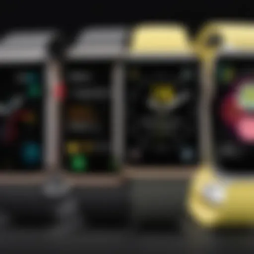 Variety of Apple Watch Series