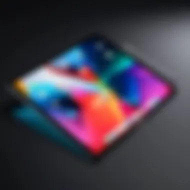 Elegant iPad Pro showcasing its sleek design