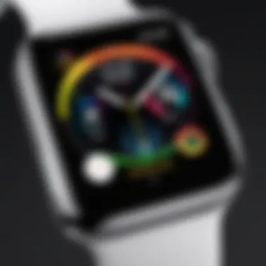 Customization options displayed on the Apple Watch app