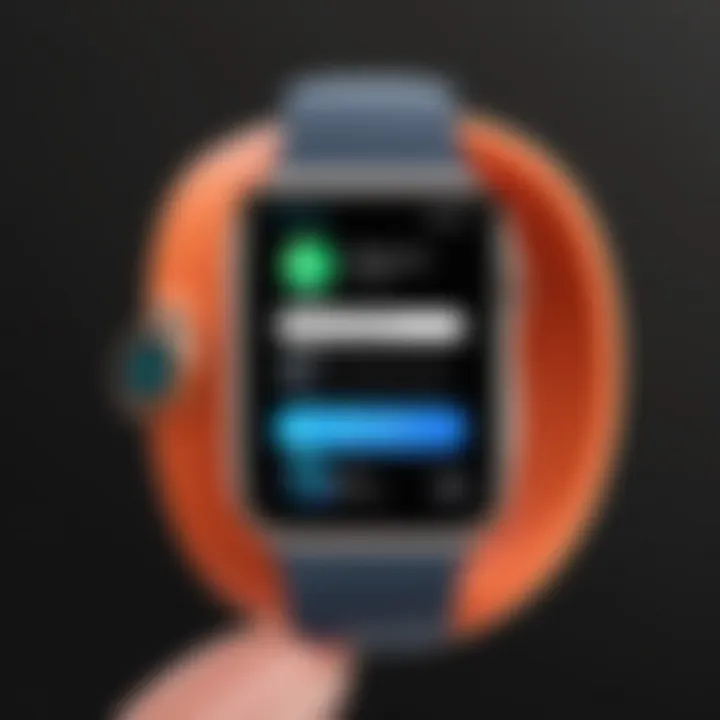 Integration of Apple Watch app with health management tools