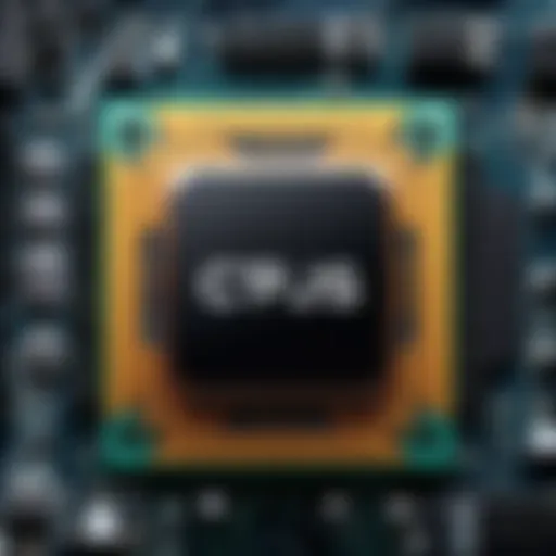 High-performance mid-range CPU on a motherboard