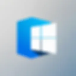 Microsoft Edge logo on a digital background