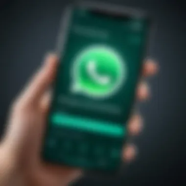 WhatsApp customization settings on a mobile device