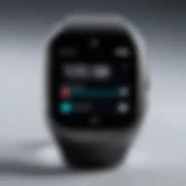 Sleek design of Noise smart watch showcasing its premium features