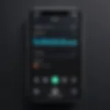 Illustration of iPhone screen recording interface