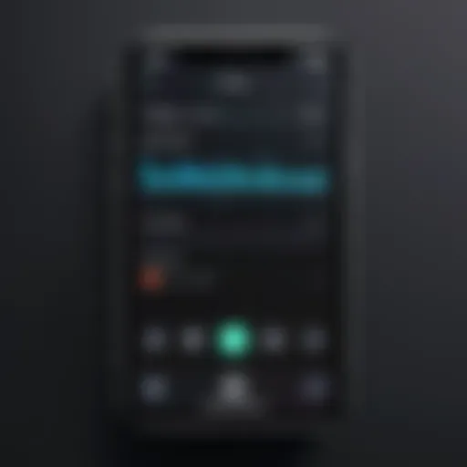 Illustration of iPhone screen recording interface