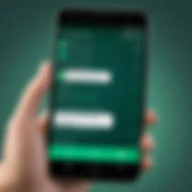 Navigating the WhatsApp Chat Interface WhatsApp chat interface showcasing features