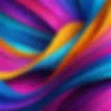 Vibrant animated wallpaper showcasing abstract designs