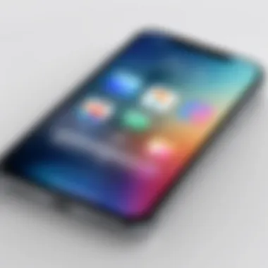 Creating an Apple ID on iPhone Visual representation of creating an Apple ID on an iPhone