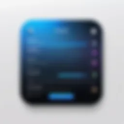 Illustration showing the iTunes account creation interface.