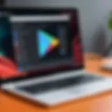 Chromebook showcasing Google Play Store interface