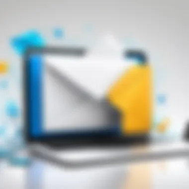 Clutter-Free Inbox Concept Concept of a clutter-free inbox