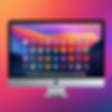 A sleek macOS interface showcasing application icons.