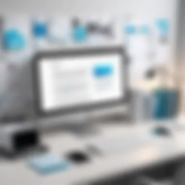 Digital Declutter Concept A conceptual image representing decluttering and streamlining digital correspondence.