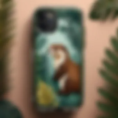 Wild Appeal: Nature-Inspired OtterBox for iPhone 11 Nature-inspired OtterBox case with animal print