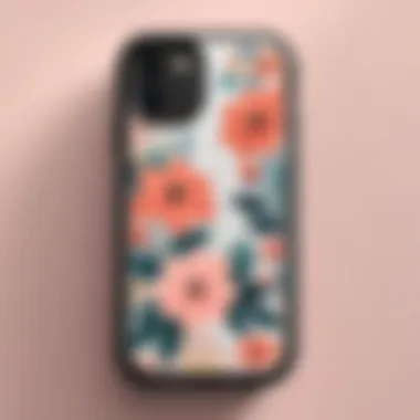 Charming OtterBox case featuring floral design