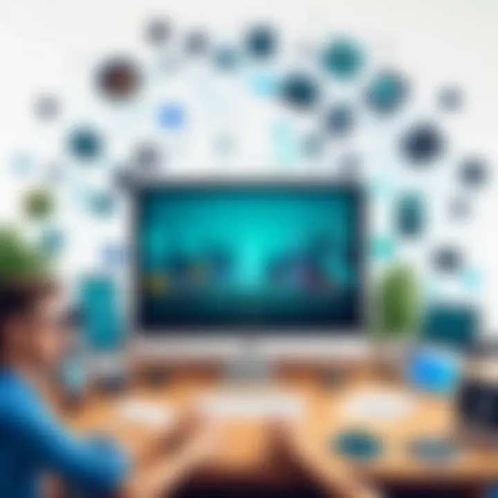 Community engagement platform highlighting user interactions