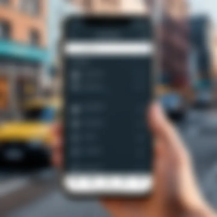 User-friendly app for local services with clear navigation