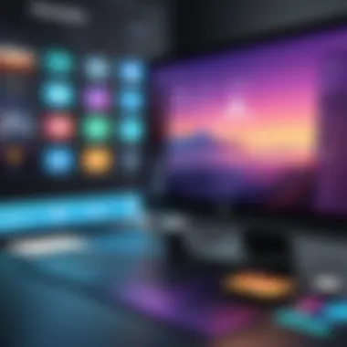Diverse Marketplace Interfaces Alternative online marketplace interface showcasing various categories