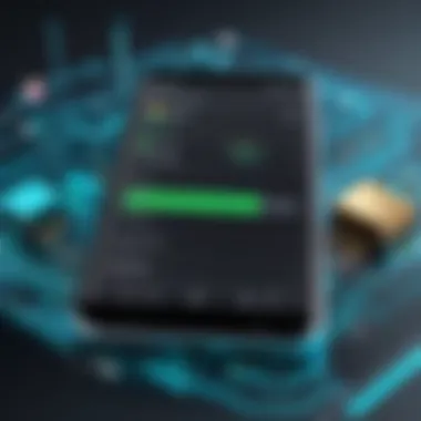 Optimizing Android Device Performance Illustration of optimizing Android device performance using task managers
