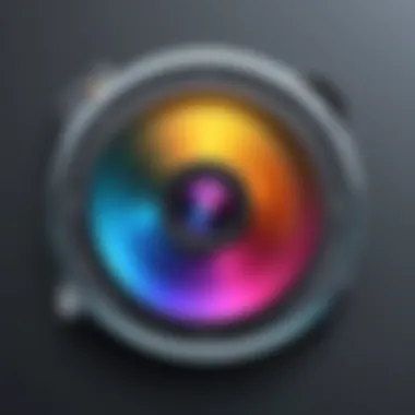 User-Friendly Design in Photo Reel Apps Creative interface of a photo reel app showcasing user-friendly design
