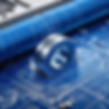 Engineering Blueprint Created with CAD A detailed engineering blueprint showcasing advanced CAD tools.