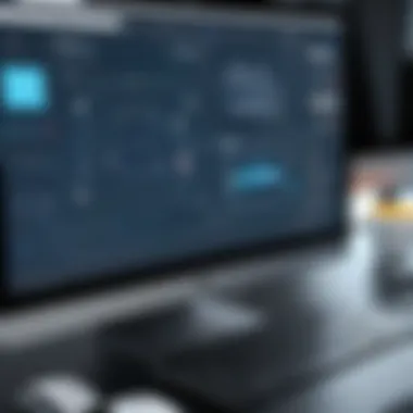 User Interface of CAD Software A user interface of a leading CAD program with various design tools visible.