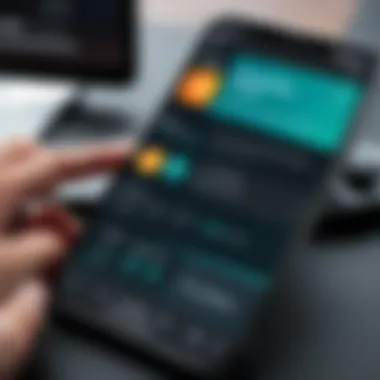 Customization Settings for Enhanced User Experience Visual representation of the app's customization settings