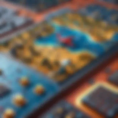 An engaging visual featuring a strategy game with intricate designs.