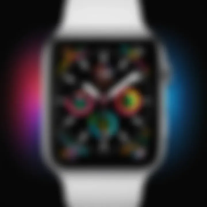 Showcasing vibrant Apple Watch face designs