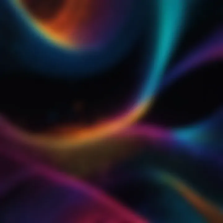 Vibrant live wallpaper showcasing dynamic patterns