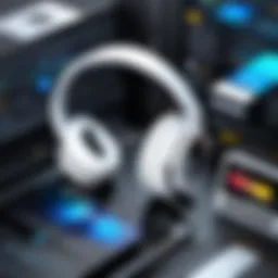 Visual representation of offline listening on digital devices