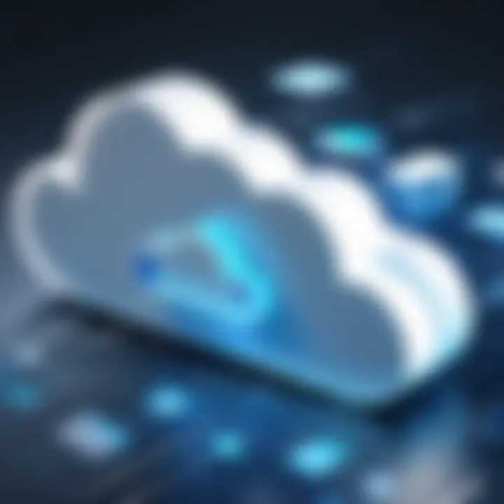 Cloud integration symbolizing modern presentation tools.