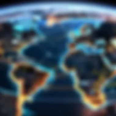 Real-Time Data Transfer Visualization Visual representation of real-time data transfer
