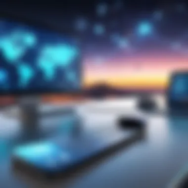 Future Trends in Remote Connectivity Futuristic depiction of remote connectivity trends and innovations