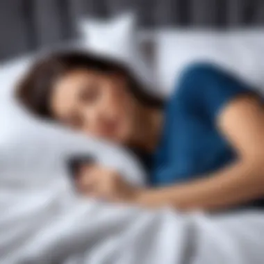 Understanding Sleep Patterns Illustration of sleep patterns and data analysis.