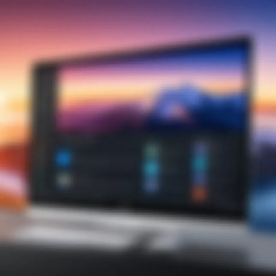 User interface of a popular slideshow program