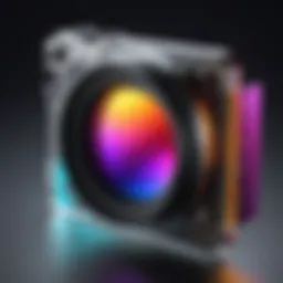 A digital representation of Snapcam filters showcasing various effects.