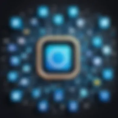 A creative visual demonstrating the social media engagement powered by Snapcam filters.