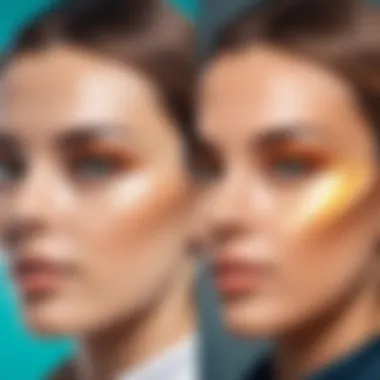 Transformation with Photo Filters Before and after comparison of an image edited with filters